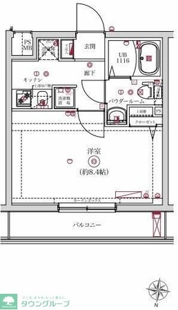 レンティーヴァ綾瀬の物件間取画像